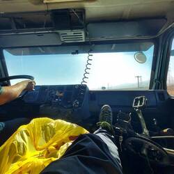 Und wenig später im Truck