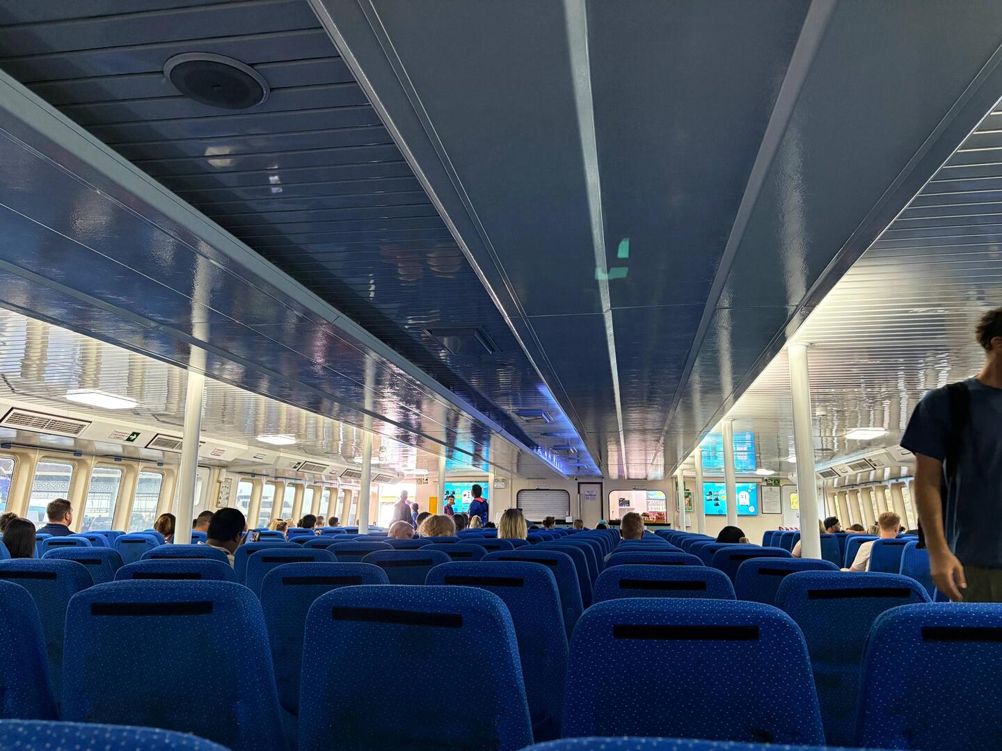 Diesmal waren wir auf einem Katamaran