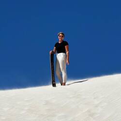 Sandboarden in Lancelin 🏄🏼‍♀️