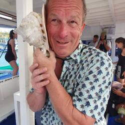 Rigo und seine "Lieblingsmuschel".