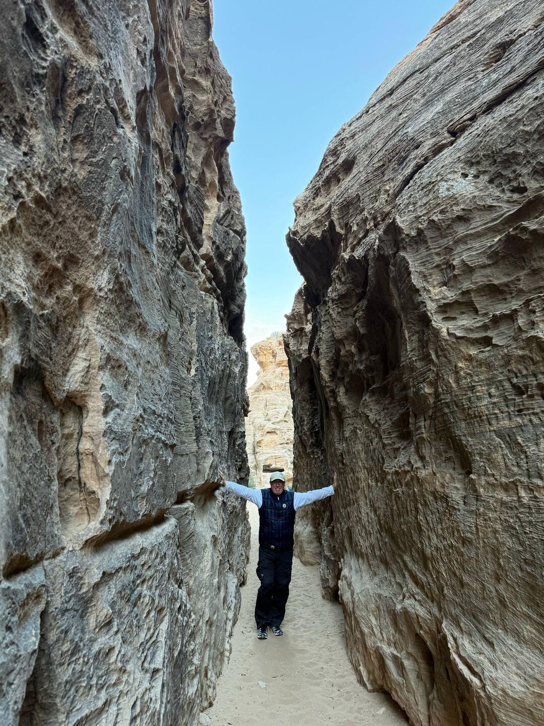 Klein Petra! Auch der Zugang war klein!