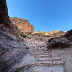 Wie immer bei solchen Fotos lässt sich die Steigung nur erahnen.