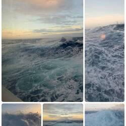 Auf Deck 4 ist man den Wellen dichter