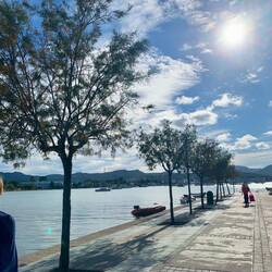 Da vorne werden wir gleich abgeholt