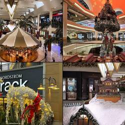 Weihnachtlich geschmückt ist das South Coast Plaza