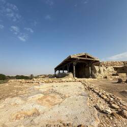 Griechisch Orthodoxe Christen hatten Johnnes' Höhe eine Kirche gebaut.