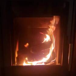 Kamin brennt schon! 😅