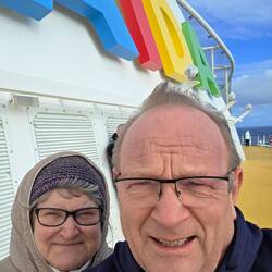 Mittags noch ganz schön windig und kühl draußen