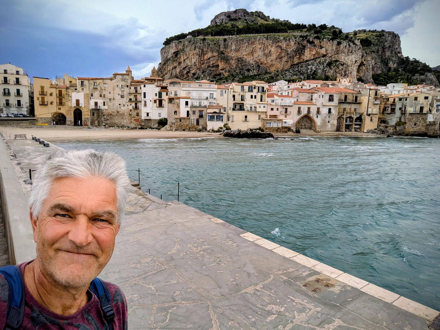 Der "Rocca die Cefalu" , trohnt über der Stadt