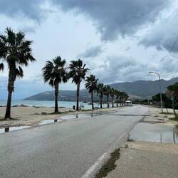 ..in der Nacht hat es schon ordentlich geregnet..