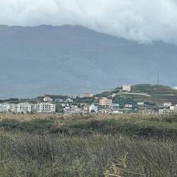 Blick auf das Örtchen Orikum