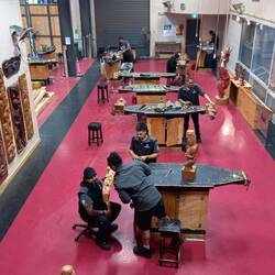 Maori Apprentices at work.