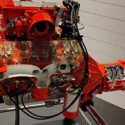 Viel Liebe zum Detail - der 8-Zylinder Motor der Corvette