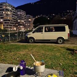 Das Risotto ist bald fertig. En Guete!