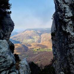 Ausblick zwischen den Denti