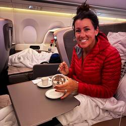 Not on a cone but I'll take it! Expresso and ice cream. Could have just solved my sleep issue. 🧐