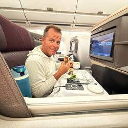 Burger and a cafe for breakfast? Yes please.