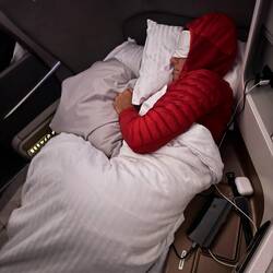 Sleeping pic game ... finally trying to get some shut eye however I can!