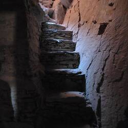 Down below the soldiers had their living quarters