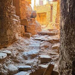 Corridor leading to the heart of the building
