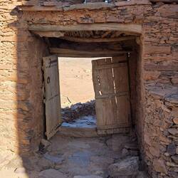 Door leading into courtyard of the castle