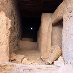 Entrance to a "safe" room