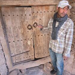 The door to the captain's quarters