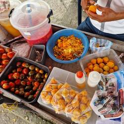 Chontaduros (Pfirsichpalmenfrüchte)