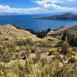 Views of paradise as we sweat across the island