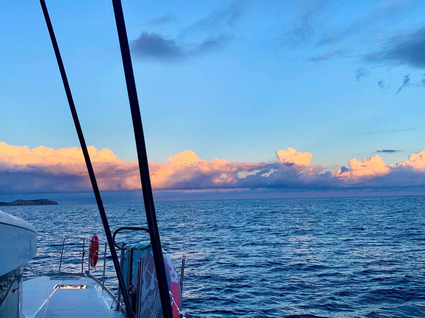 Guten Morgen. Wir verlassen Ibiza.👋🏻