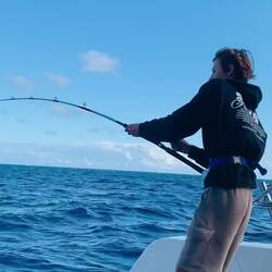 Da hat etwas angebissen..