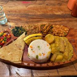 The hotel’s Swahili dinner