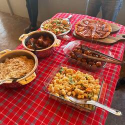 Last lunch, the food was always amazing