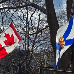 Fahrenden Kanada und Nova Scotia