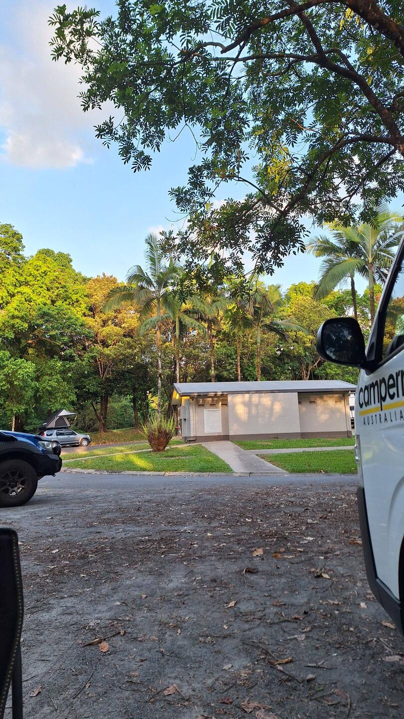 Unser Freecampplatz am Morgen