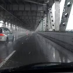 Oakland Bridge, auch schlechte Straße.