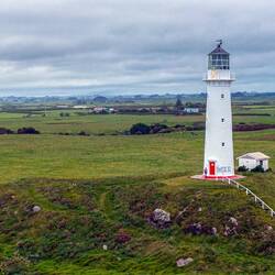 Das Cape Egmont Lighthouse