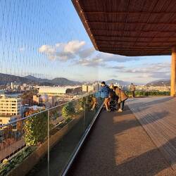 Aussichtsplattform auf dem Orizuru-Tower
