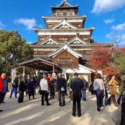 Hiroshima-Castle - nach dem 2. Weltkrieg wieder aufgebaut