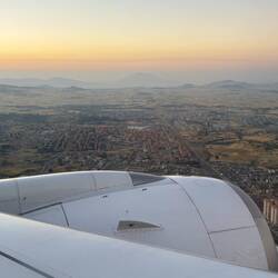 Anflug auf Addis Abeba