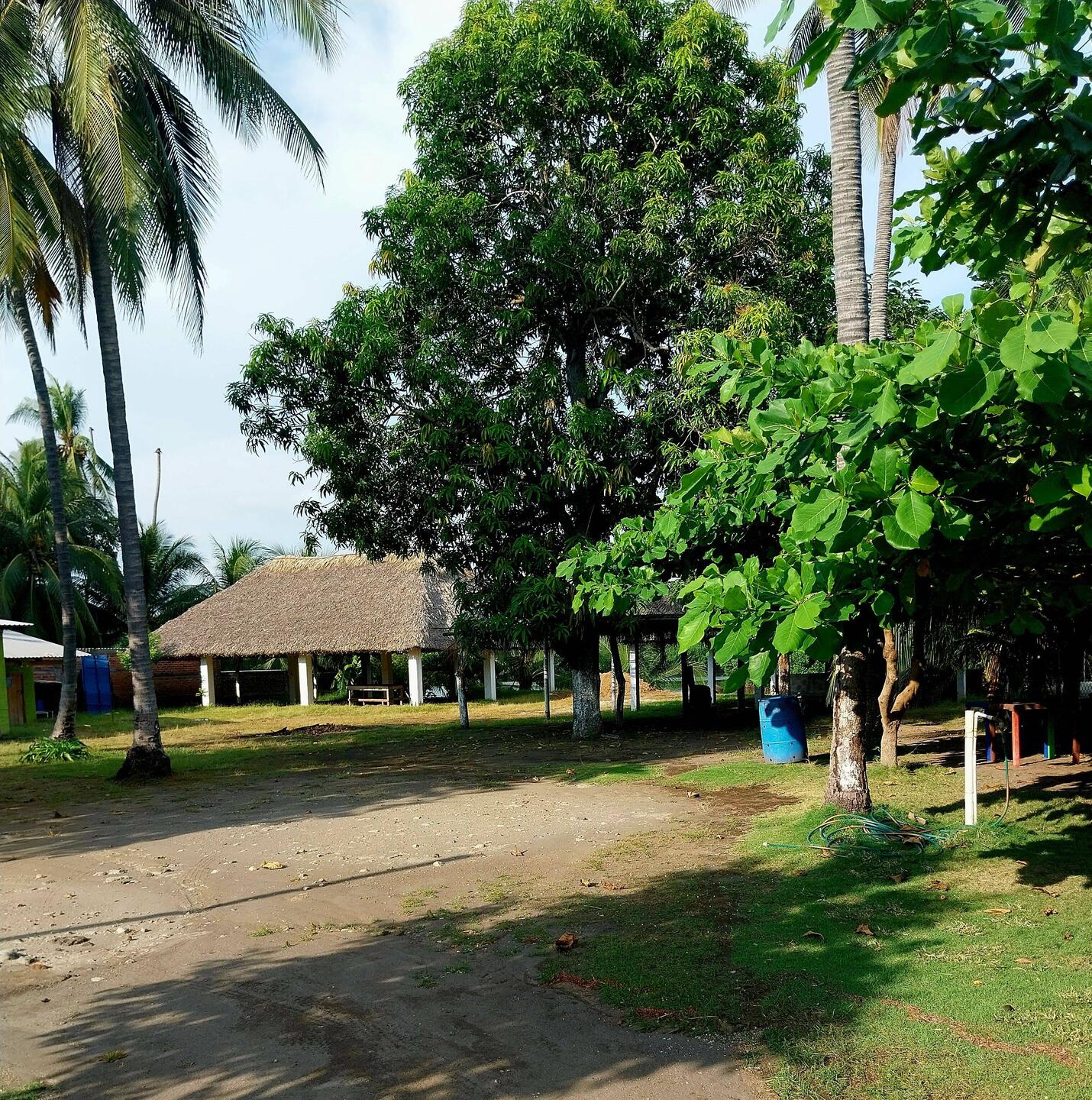 Übernachtungsplatz in Barra de Santiago