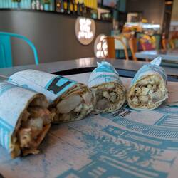 Schawarma am Flughafen