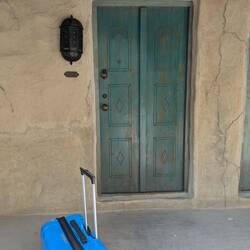 Unser Eingang zum Zimmer