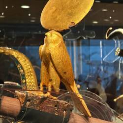 Darstellung des Sonnengottes Ra.