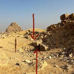 Ob Jesus oder Indiana Jones. Immer bin ich auf deren Spuren. Indi an der Einstiegsstelle.