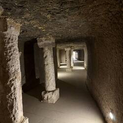 Der tatsächliche, echte Eingang ins Innere der Pyramide.