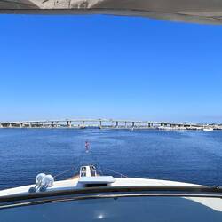 Approaching the SW Martin Downs Blvd Bridge, carrying State Road 714. Only a few more bridges to go!