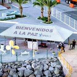 Im Hafen von La Paz ... wir sagen allerdings Adios Baja 🥹