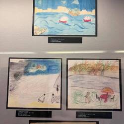 Representative artwork of the children in the Terezin camp