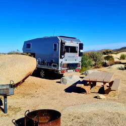 Stellplatz auf Camping Joshua Tree NP